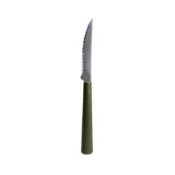 CUCHILLO M.CAROL X12 MGO.TEXTURADO VERDE