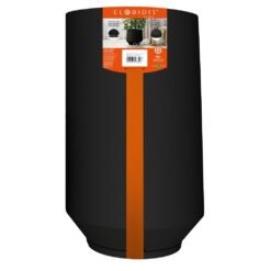 MACETA PLAST BERLIM ARENADA 64C NEGRO C/PLATO