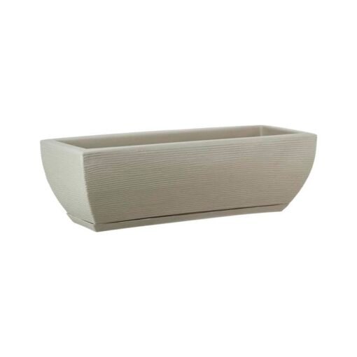 MACETA PLAST JARDINERA AMSTERDA 48C BEIGE