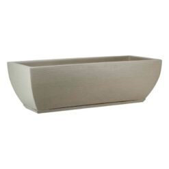 MACETA PLAST JARDINERA AMSTERDA 75C BEIGE C/PLATO