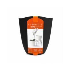 MACETA PLAST TRYAS JARDIN 18C NEGRO