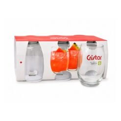 VASO DUBAI BAJO TRANSPARENTE 357C X6