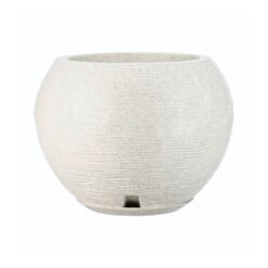 MACETA PLAST FLORENCA SISAL 32C GRIS OSCURO C/PLA