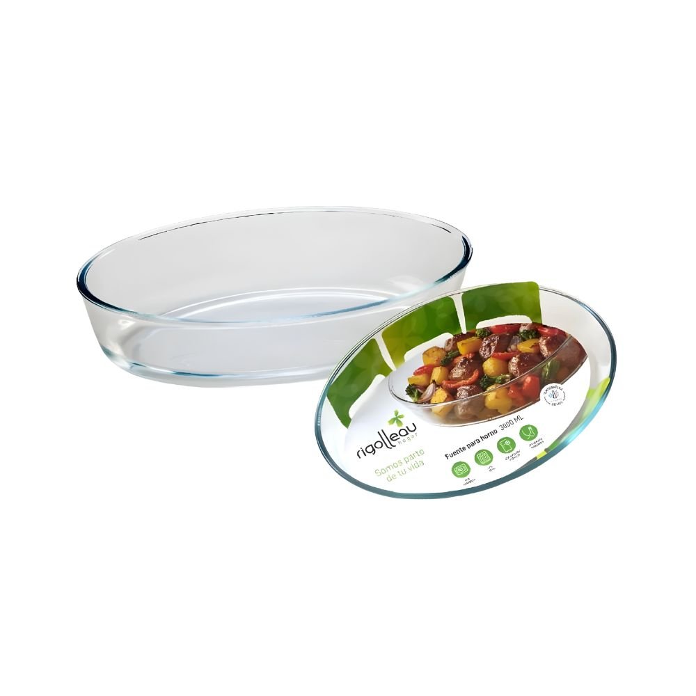 ASADERA OVAL P/HORNO 3L 35X24C RIGOLLEAU
