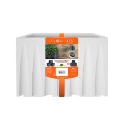 MACETA PLAST.DUBAI 53X40C BLANCA C/PLATO