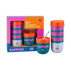 KIT MATE TERMICO+BOMB.+DESPOLVILLADOR AMOUR