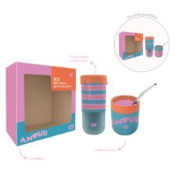 KIT MATE TERMICO+DESPOLVILLADOR AMOUR