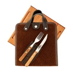 SET ASADO CUAD.C/CUB.DYNAMIC CARPINCHO SUELA