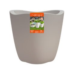 MACETA PLAST TRYAS JARDIN 42C BLANCA