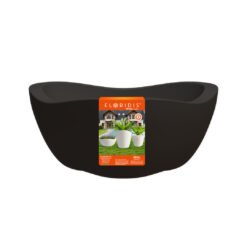 MACETA PLAST TRYAS JARDIN 20C NEGRO