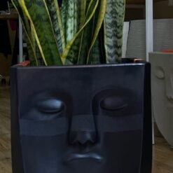 MACETA PLAST 4YOU 30X44C NEGRA