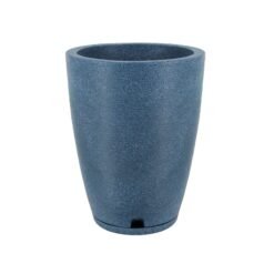 MACETA PLAST AMSTERDA 44C GRAFIATO GRIS GRANITO CP