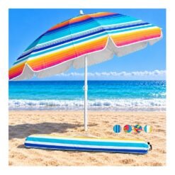 SOMBRILLA PLAYA 1.8MT FUNDA C/RED 261368