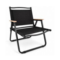 SILLA ALTA NEGRA 73X53X50C C/ABRAZO MAD.261397
