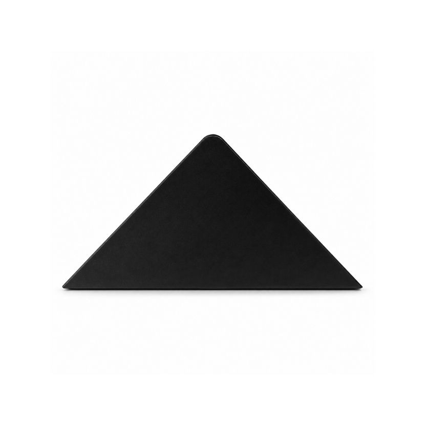 SERVILLETERO TRIANGULAR METAL NEGRO B/MAD.261609