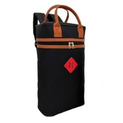 MATERA MOCHILA ASAS ECO CUERO CORDURA NEGRA