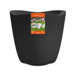 MACETA PLAST TRYAS JARDIN 42C GRIS OSCURO