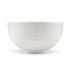 BOWL CEREALERO 15C DISEÑO AZTECA BLANCA 261430-B