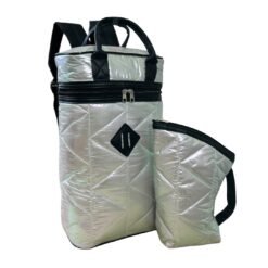 MATERA MOCHILA MATELASSE SIRE PLATA