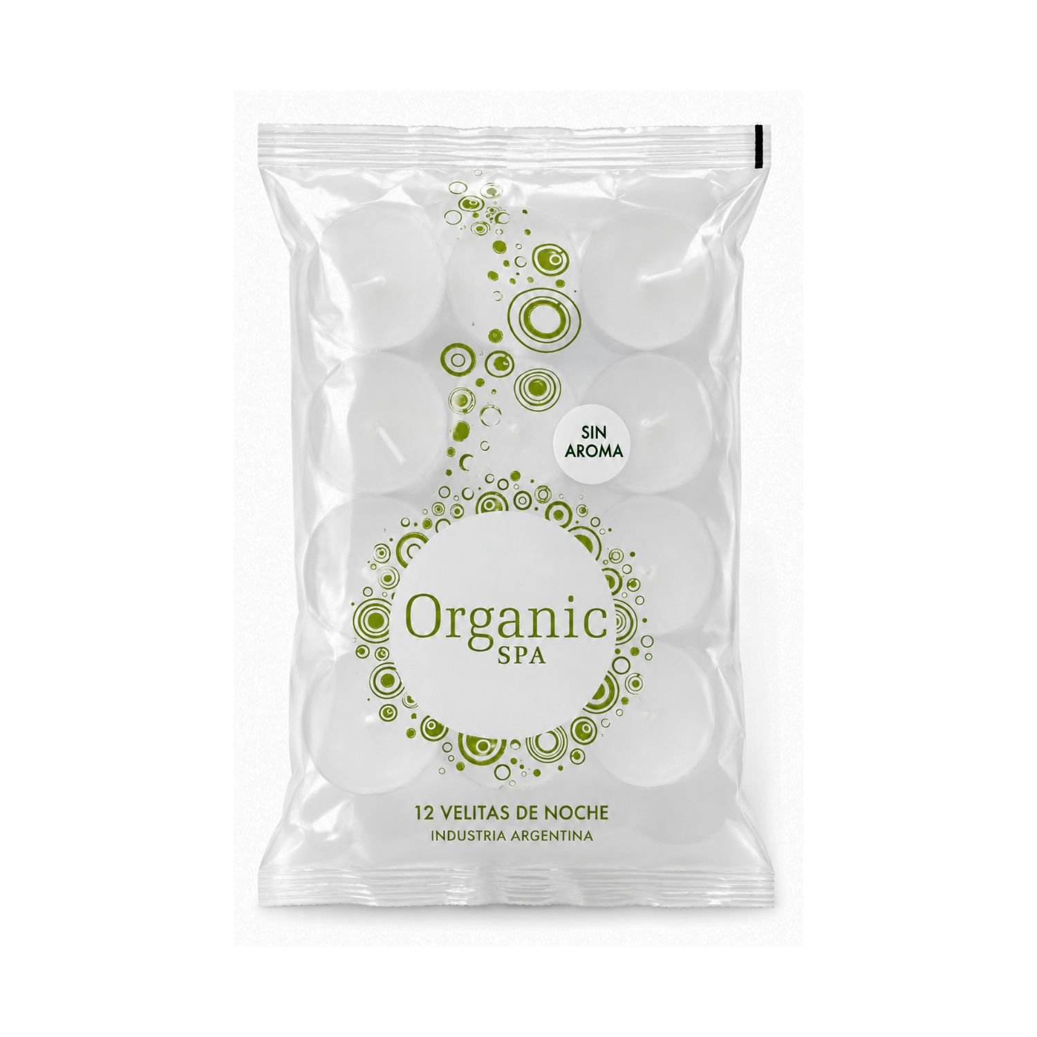 VELITA NOCHE BLANCA X12 S/AROMA ORGANIC SPA