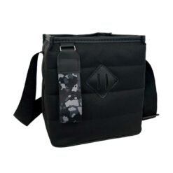 MATERA CANASTO C/ECO CUERO CORDURA NEGRO