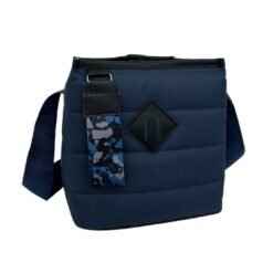 MATERA CANASTO C/ECO CUERO CORDURA AZUL