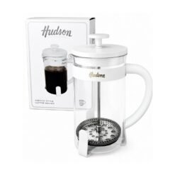 CAFETERA VID.ESTILO FRANCES T/BLANCA 800ML HUDSON