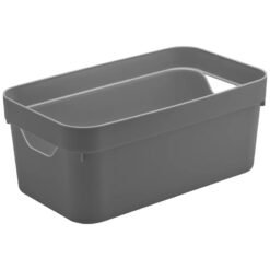 CAJA ORGANIZ.4.8L BAJA P CUBE GRIS