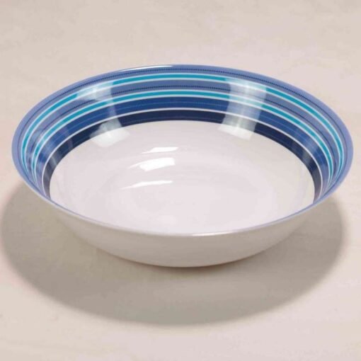 ENSALADERA 25C MELAMINA BORDE AZUL