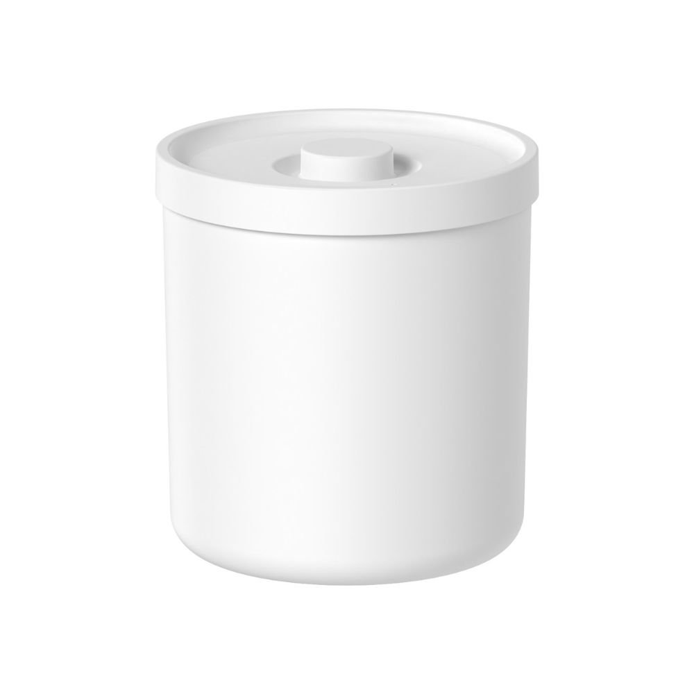 CESTO RESIDUOS 6L BOLD T/PLANA BLANCO
