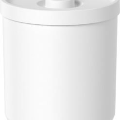 CESTO RESIDUOS 6L BOLD T/PLANA BLANCO