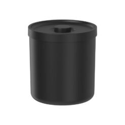 CESTO RESIDUOS 6L BOLD T/PLANA NEGRO