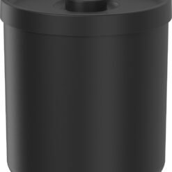 CESTO RESIDUOS 6L BOLD T/PLANA NEGRO