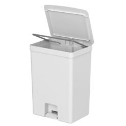 CESTO RESIDUOS 50L RECT.PEDAL TRIUM BLANCO