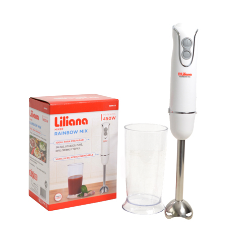 PROC.MANUAL BLANCA RAINBOW MIX 450W C/VASO LILIANA