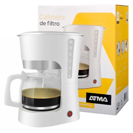 CAFETERA DE FILTRO 1.5LT BLANCA ATMA