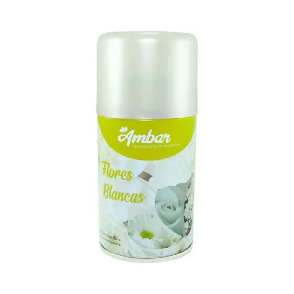 AROM.P/DISP.AMBAR FLORES BLANCAS 280CC
