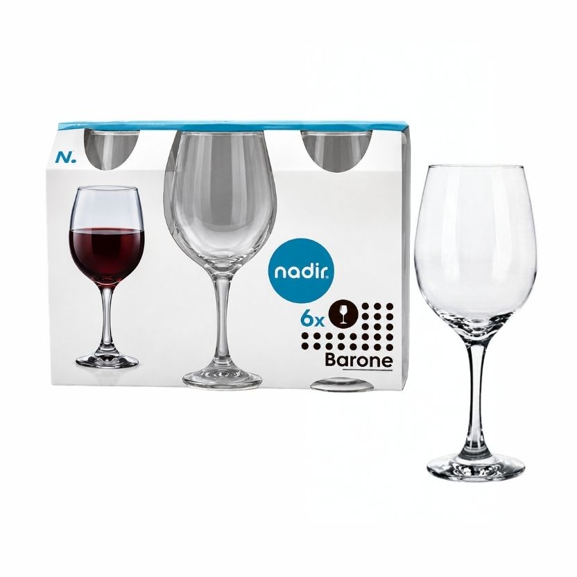 COPA AGUA BARONE 490ML X6 ESTUCHE 705606
