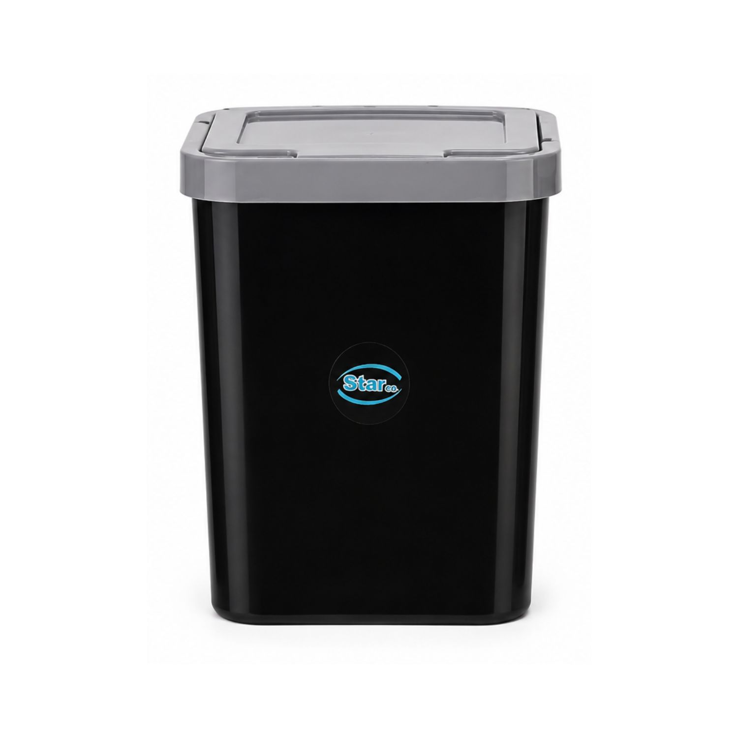 CESTO RESIDUOS RECT.3.6L CLICK NEGRO STAR COMPANY