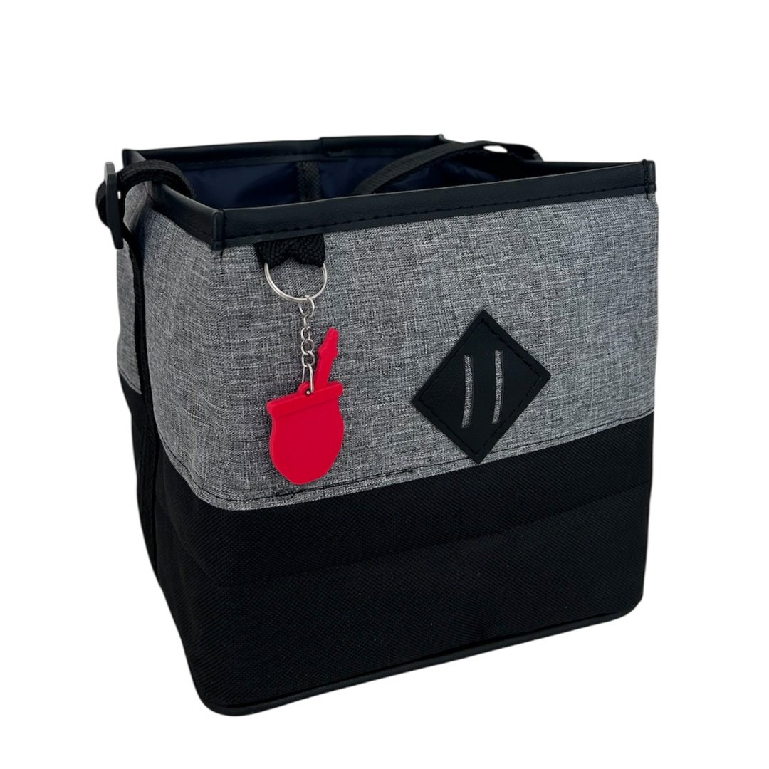 MATERA CANASTO BI-COLOR CORDURA GRIS C/NEGRO