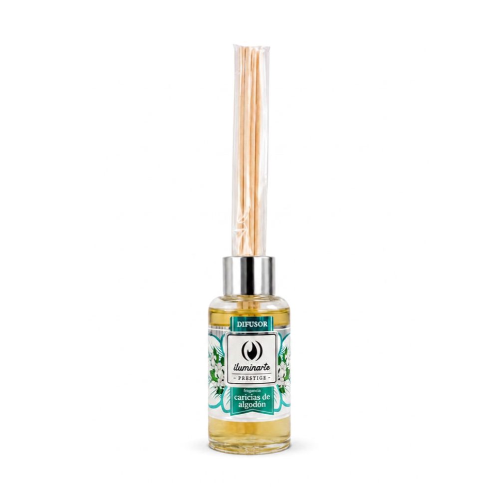 DIFUSOR AROM.C/VARILLA CAR.ALGODON 60ML ILUMINARTE