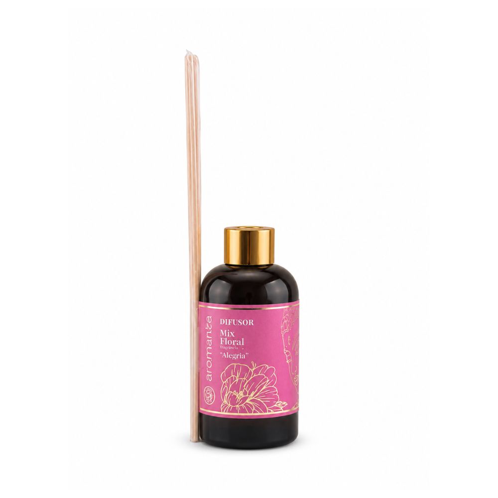 DIFUSOR AROM.C/VARILLA MIX FLORAL 200ML AROMANZA