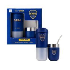 KIT MATE TERMICO C/BOMB.+DESPOLVILLADOR  2EN1 BOCA