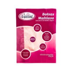 BOLSA MULTIUSO ZIPPER 17X25C X8U HORNAL