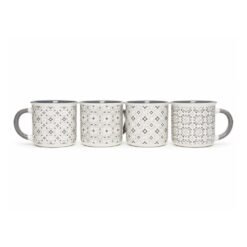 JARRO MUG 10C MOSAICO INTERIOR Y ASA GRIS 7642
