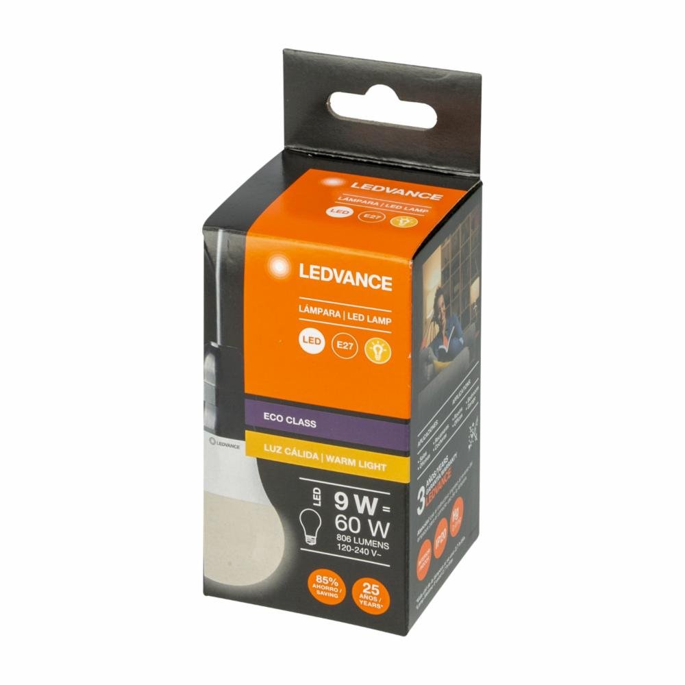 LAMP.LED 9W LUZ CALIDA LEDVANCE VALUE CLASSIC