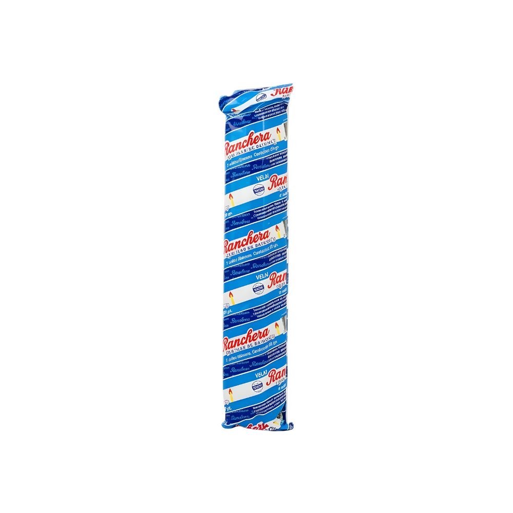 VELA BLANCA X4 20C 120GR RANCHERA