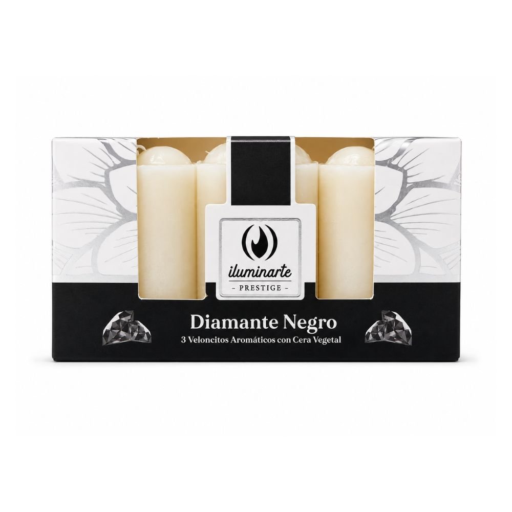 VELON 3.5C DIAM.X3 PERF.DIAMANTE NEGRO ILUMINARTE