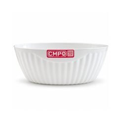 ENSALADERA PLAST.OVAL 28X19C 2.6LT BLANCA