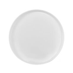 BANDEJA REDONDO 28C TEXTURADA BLANCA